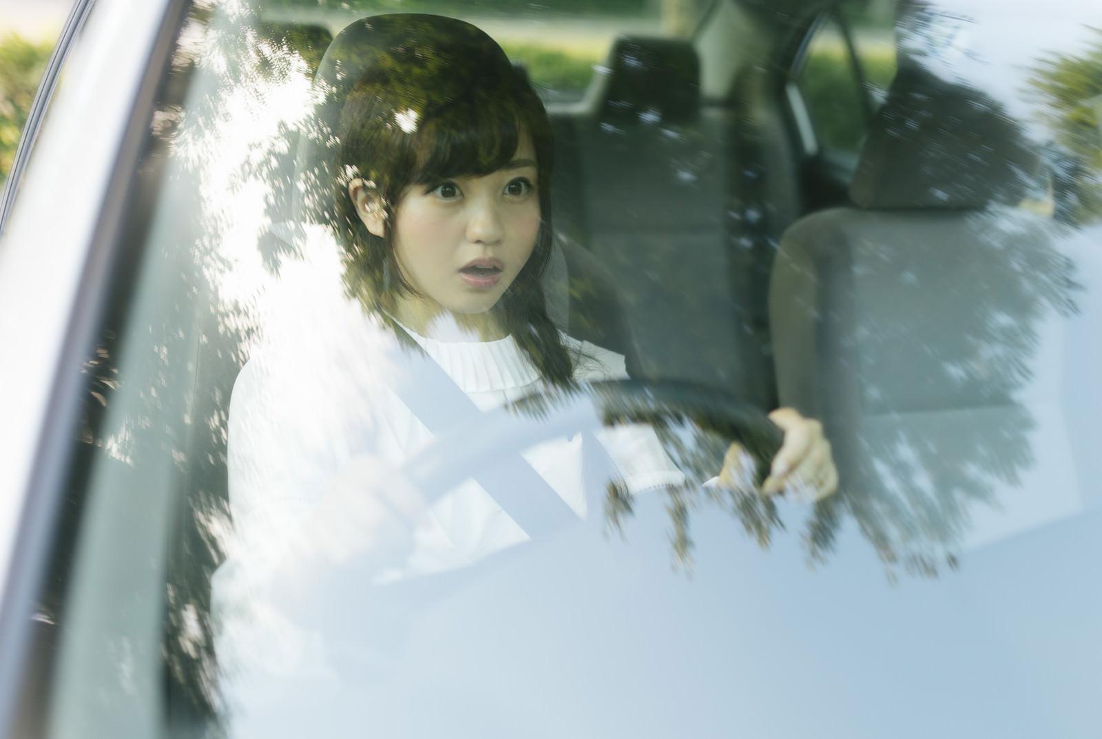 事故りそうな女子。モデル:河村友歌